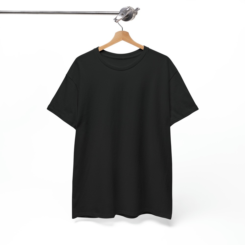 Classic Men's Black Crewneck Short Sleeve Tee